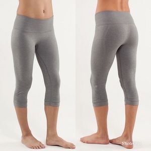 Lulu seamless crop leggings